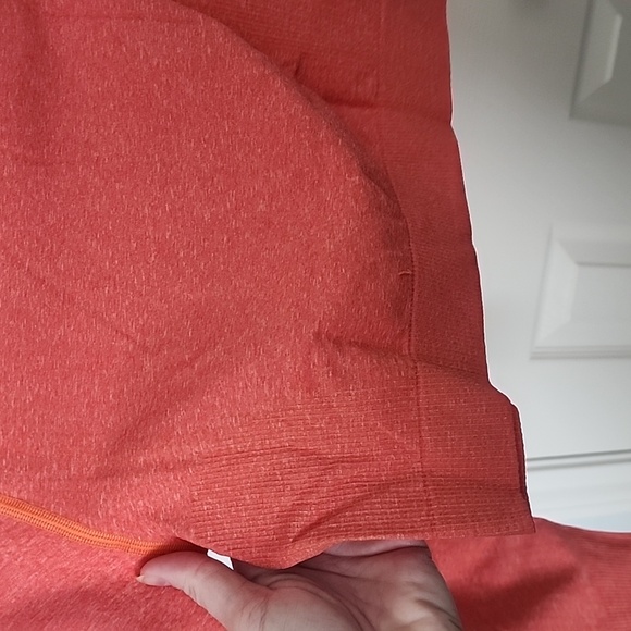 NWT Gymshark Womens Cropped Compression Longsleeve - Orange - Picture 8 of 12